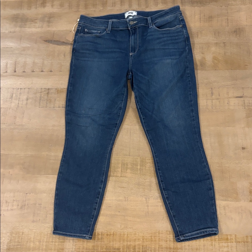 PAIGE Jeans Verdugo Crop Womens Denim Size 32 - Picture 3 of 8